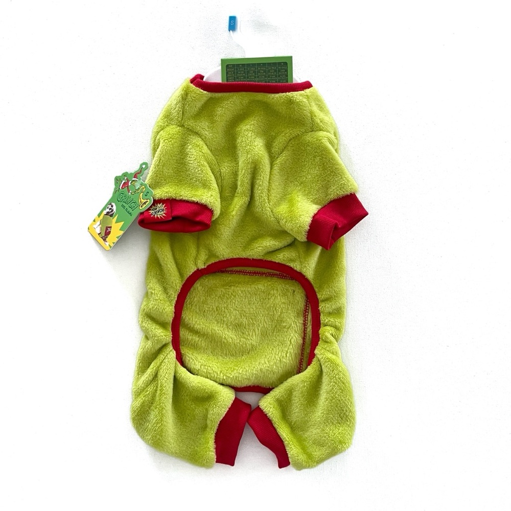 Dr. Seuss' The Grinch Holiday Pet Pajamas for Cats & Dogs Green Size Small NWT - Picture 4 of 7